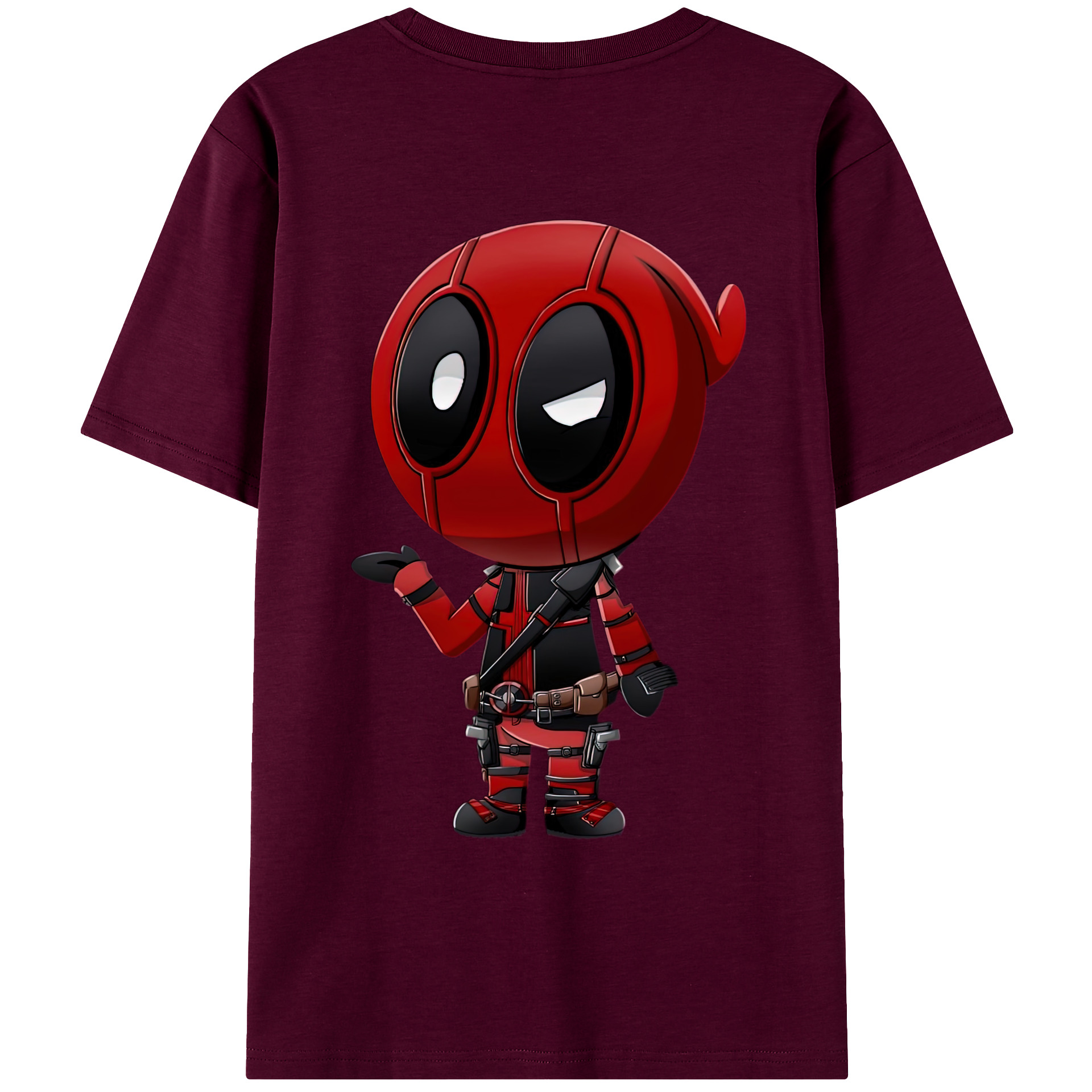 （画像用） Deadpool デッドプール レディース半袖Tシャツ(バックプリント)